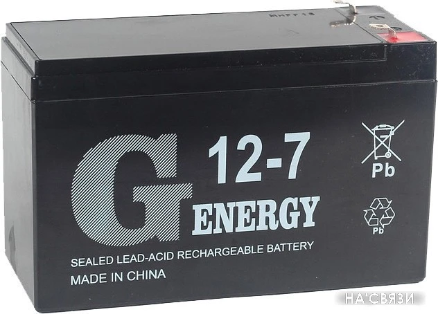 Аккумулятор для ИБП G-Energy 12-7 F1 (12В/7 А·ч) в интернет-магазине НА'СВЯЗИ