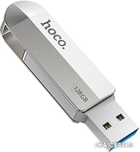 USB Flash Hoco UD10 128GB (серебристый) в интернет-магазине НА'СВЯЗИ
